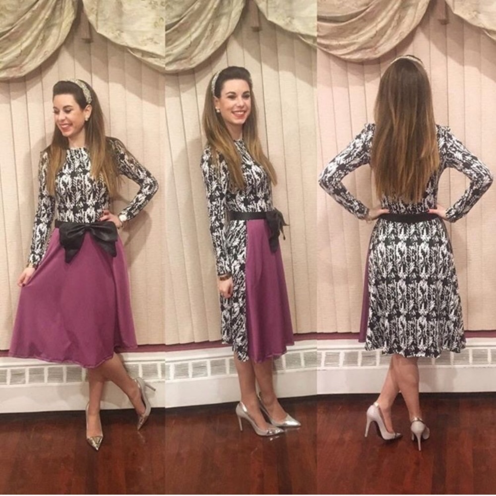 👗three long sleeve midi dress bundle
